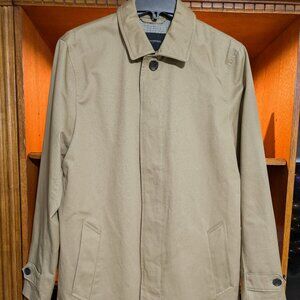 Banana Republic Tan Khaki Trench Coat 100% Cotton (MEDIUM)